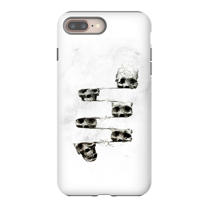 iPhone 8 plus StrongFit Skull 3 by Ali Gulec