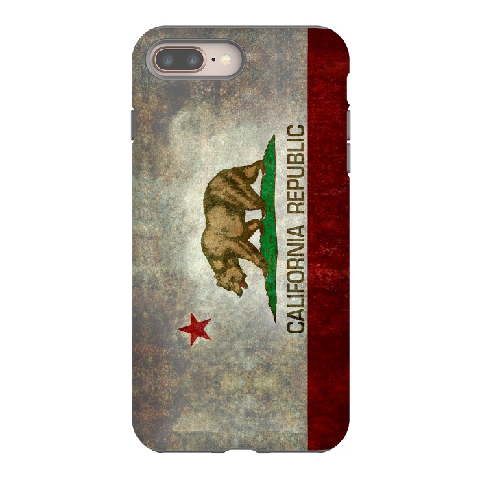 iPhone 8 plus StrongFit California Republic State by Bruce Stanfield
