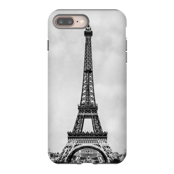iPhone 8 plus StrongFit Tour Eiffel Retro by Bruce Stanfield
