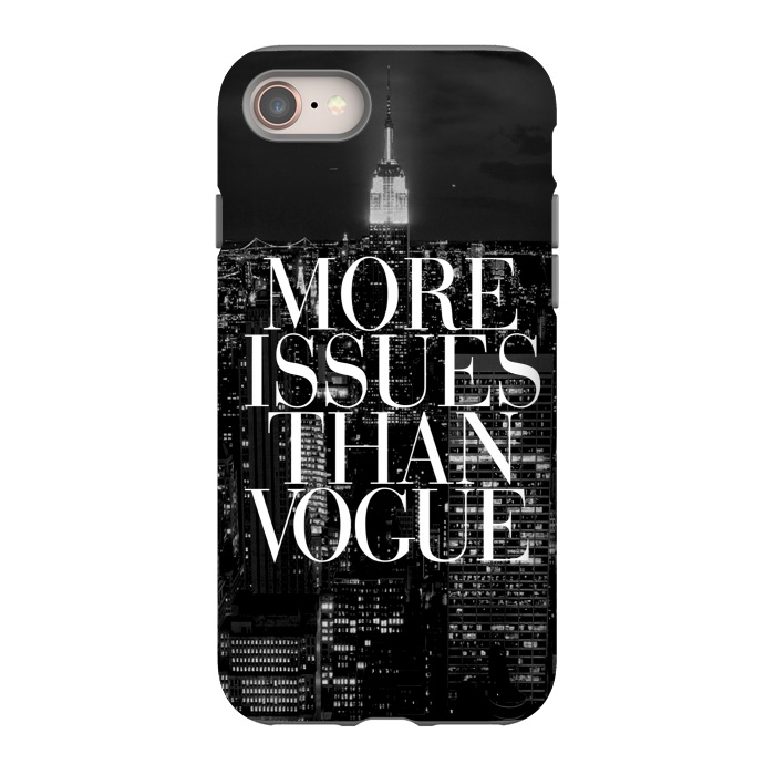 iPhone 8 StrongFit Siphone vogue issues nyc skyline by Rex lambo