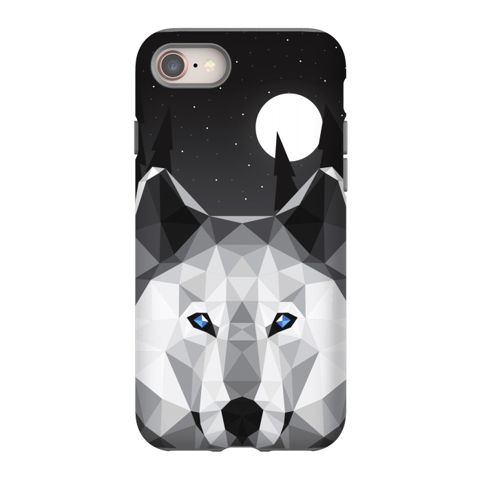 iPhone 8 StrongFit The Tundra Wolf by Davies Babies