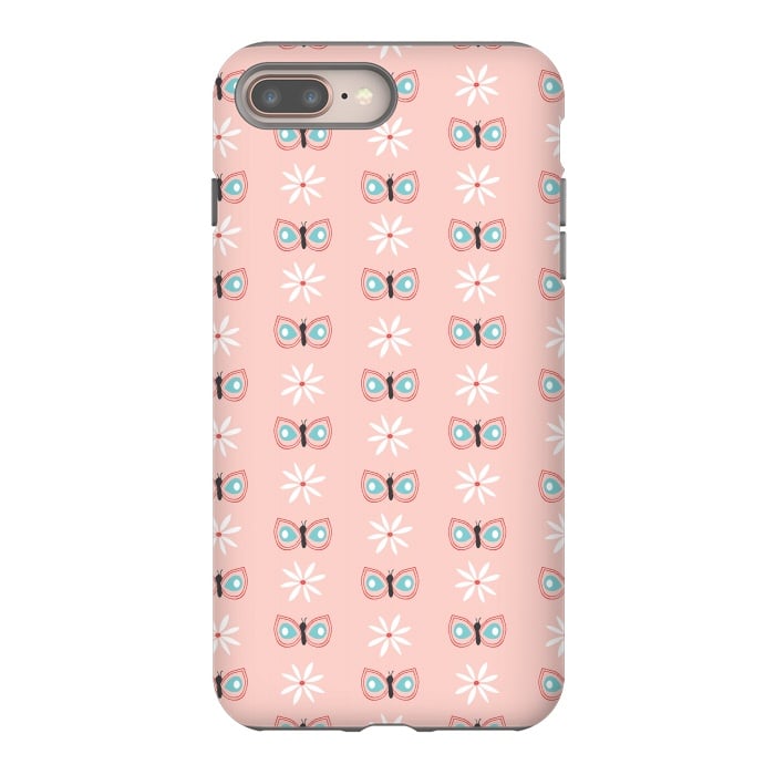iPhone 8 plus StrongFit IceCreamButterfly by Dunia Nalu