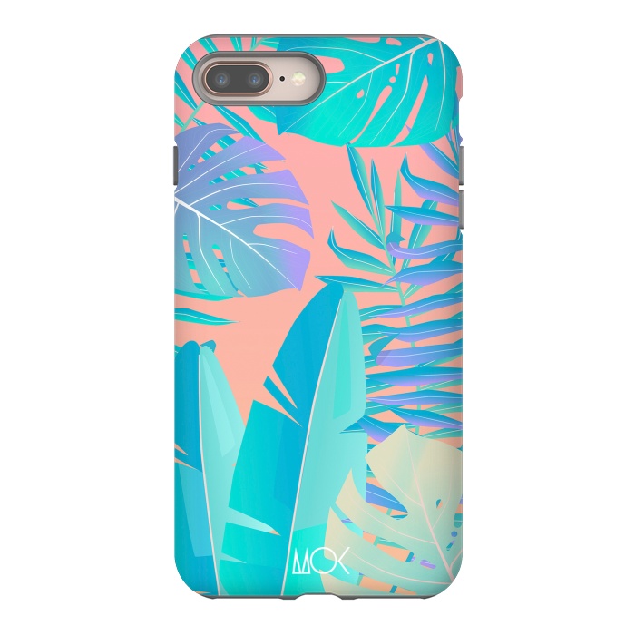 iPhone 8 plus StrongFit Tropics by M.O.K.