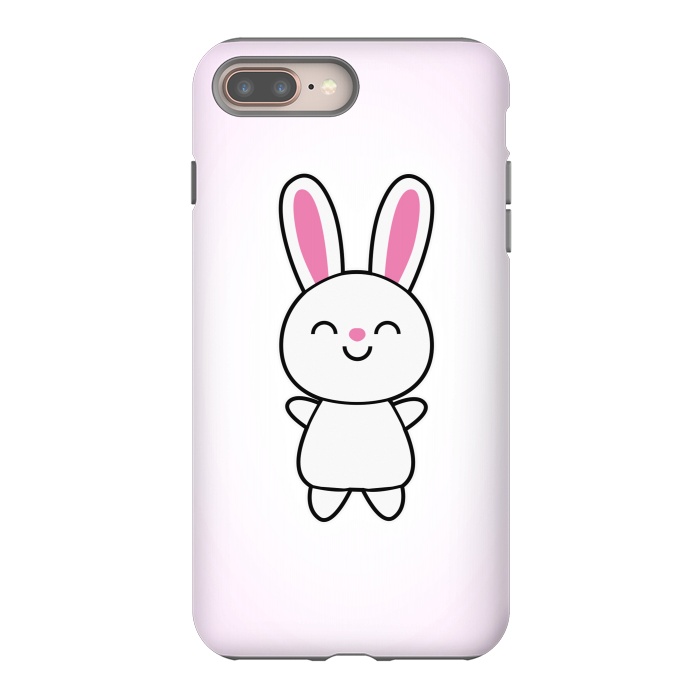 iPhone 8 plus StrongFit Cute Rabbit Bunny by Philipp Rietz