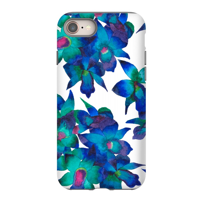 iPhone 8 StrongFit Oceanic Orchid Fascination by Amaya Brydon