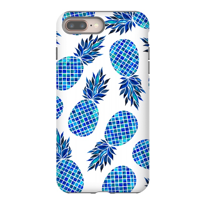 iPhone 8 plus StrongFit Sea Pineapples by Amaya Brydon