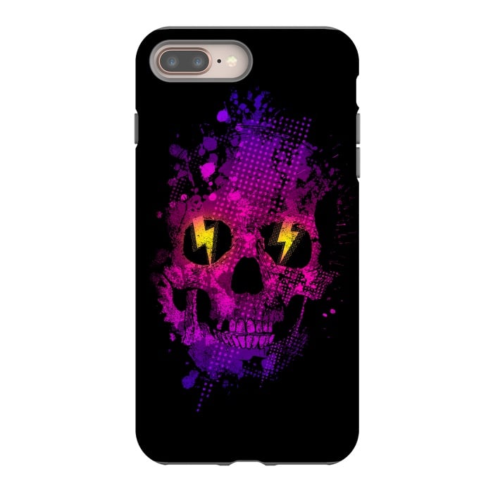 iPhone 8 plus StrongFit Acid Skull by Mitxel Gonzalez