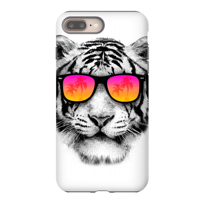 iPhone 8 plus StrongFit The Coolest Tiger by Mitxel Gonzalez