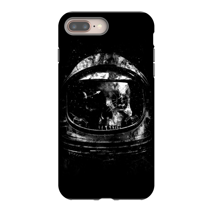 iPhone 8 plus StrongFit The Space Traveler by Mitxel Gonzalez