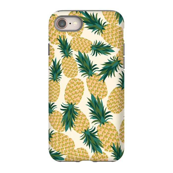 iPhone 8 StrongFit Pineapples by Laura Grant