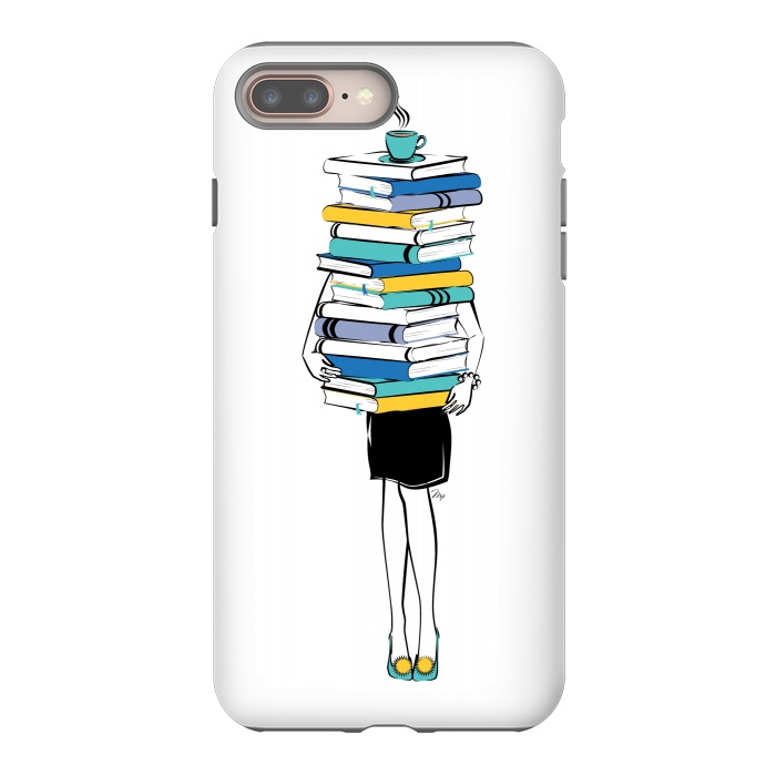 iPhone 8 plus StrongFit Book Worm by Martina