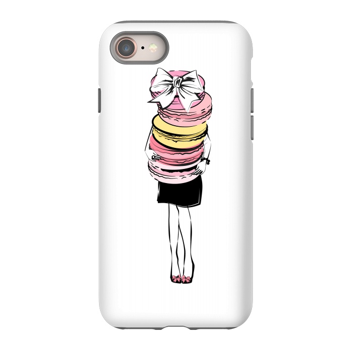 iPhone 8 StrongFit I love Macarons by Martina