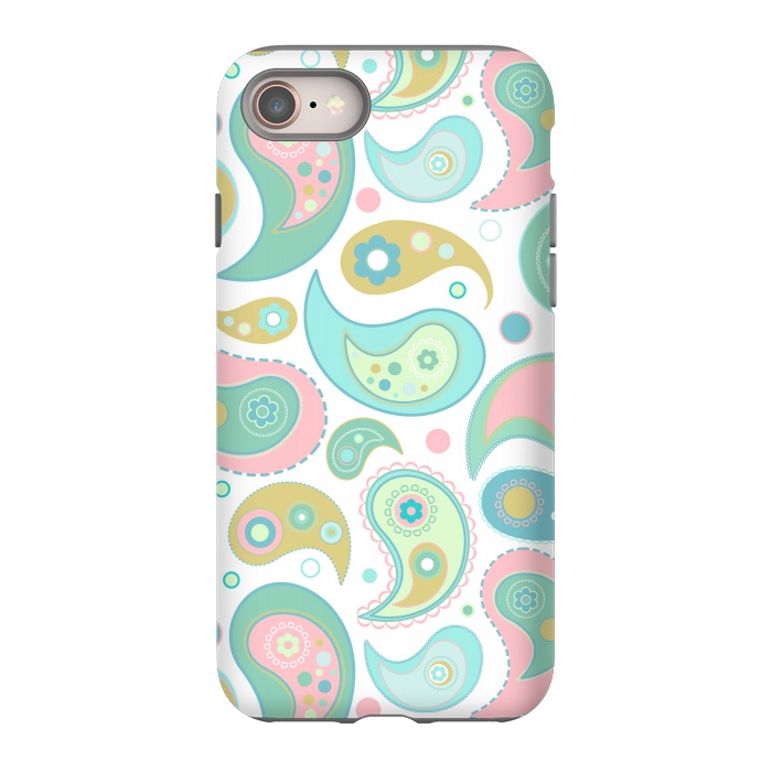 iPhone 8 StrongFit Pretty Paisley  by Martina