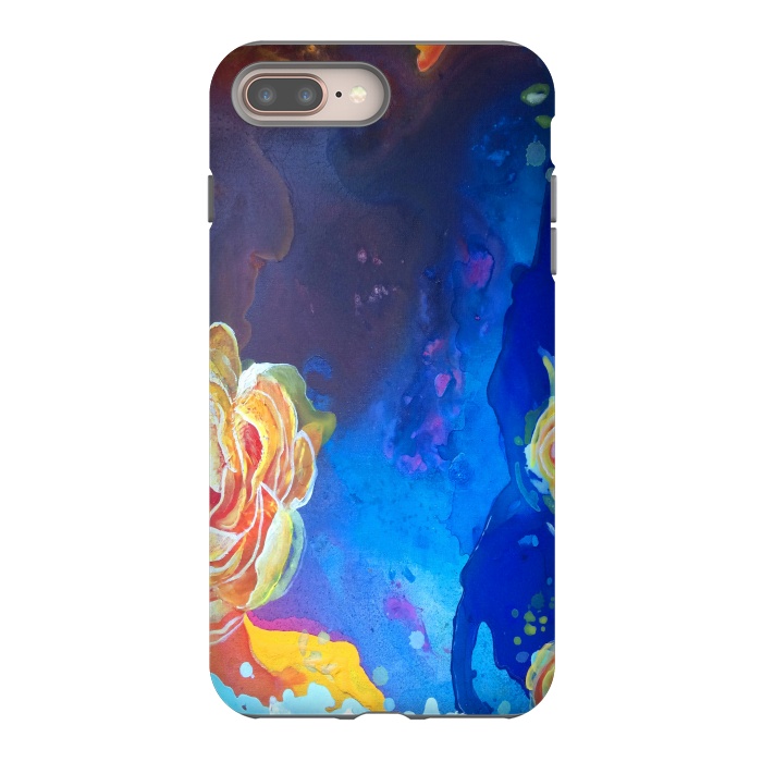 iPhone 8 plus StrongFit Mad Lucy's Golden Roses by ANoelleJay