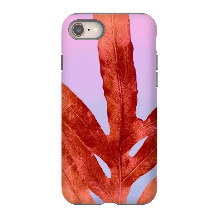 iPhone 8 StrongFit Red Fern Pantone by ANoelleJay