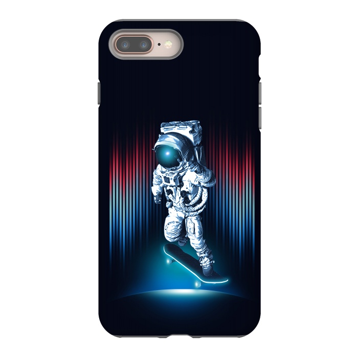 iPhone 8 plus StrongFit Space Skater by Steven Toang