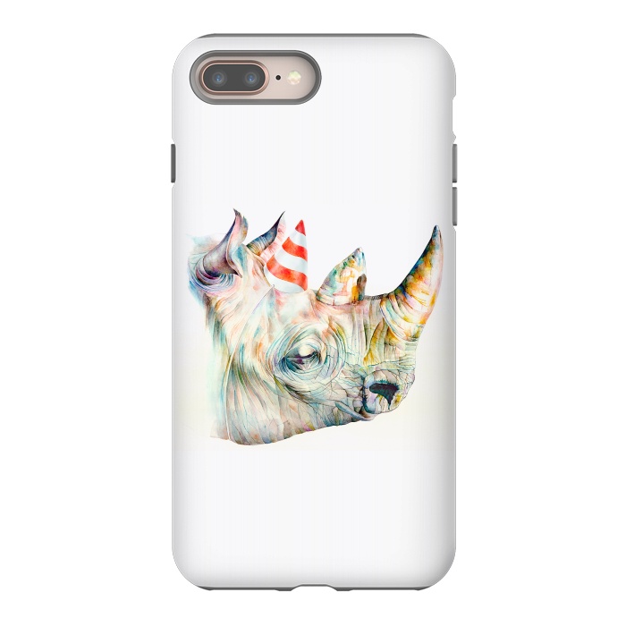 iPhone 8 plus StrongFit Rhino's Birthday by Brandon Keehner