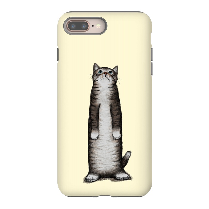 iPhone 8 plus StrongFit Look Cat by Tummeow