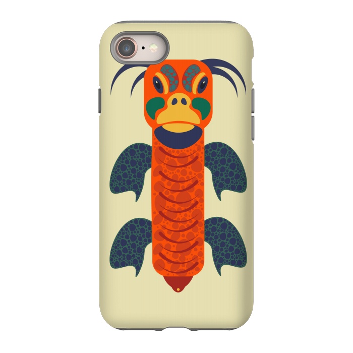 iPhone 8 StrongFit Tortoise-orange by Parag K