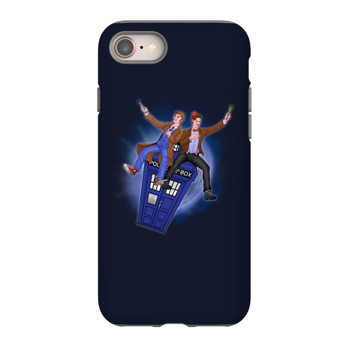 iPhone 8 StrongFit THE DOCTOR'S TIMEY-WIMEY ADVENTURE by SKULLPY