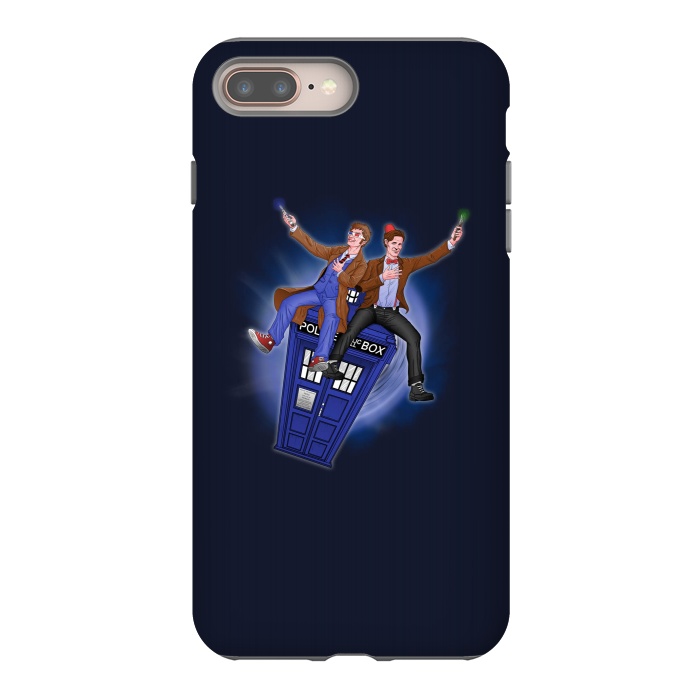 iPhone 8 plus StrongFit THE DOCTOR'S TIMEY-WIMEY ADVENTURE by SKULLPY