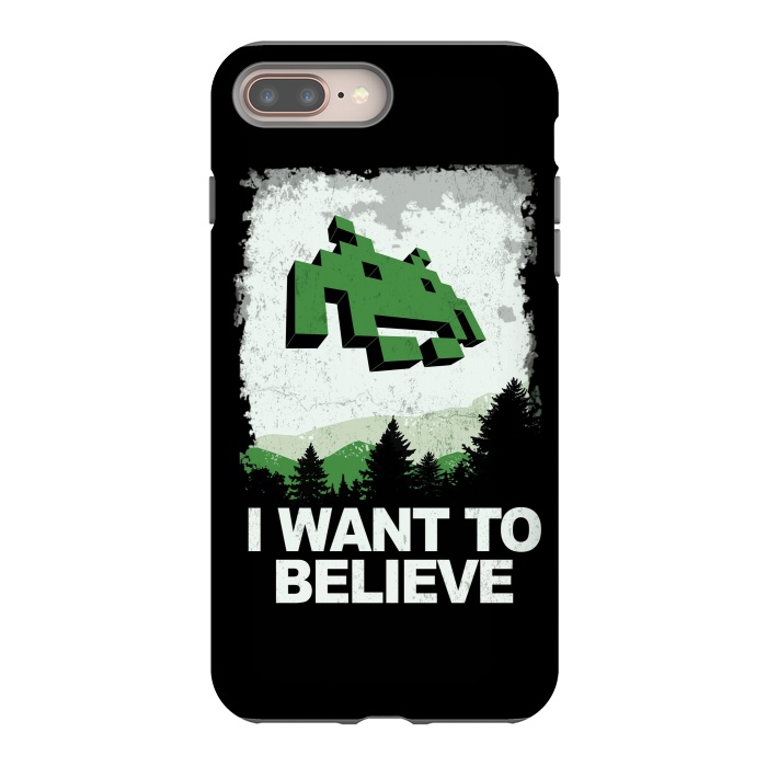 iPhone 8 plus StrongFit I WANT TO BELIEVE by SKULLPY