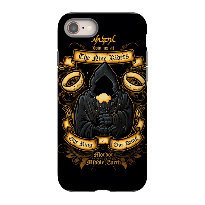 iPhone 8 StrongFit The Nine Tavern by Q-Artwork