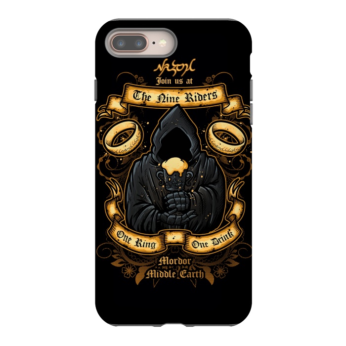 iPhone 8 plus StrongFit The Nine Tavern by Q-Artwork