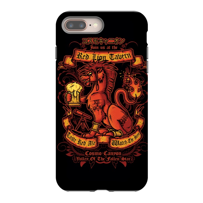 iPhone 8 plus StrongFit Red Lion Tavern by Q-Artwork
