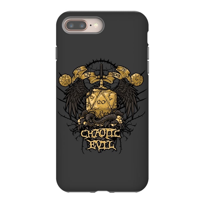 iPhone 8 plus StrongFit Chaotic Evil by Q-Artwork