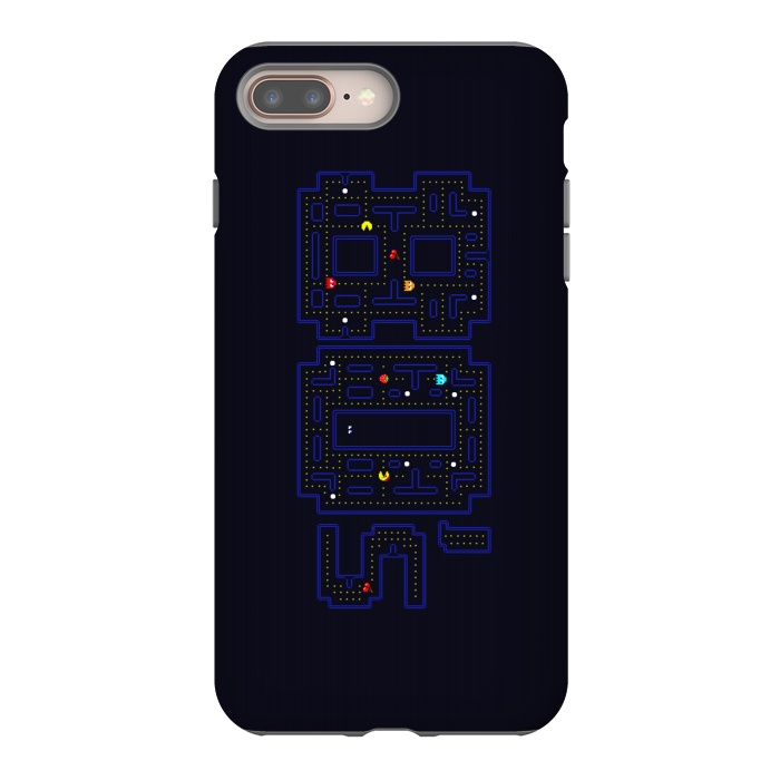 iPhone 8 plus StrongFit FEELING 80'S - PACMAN by SKULLPY