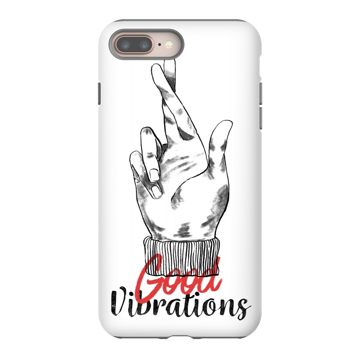 iPhone 8 plus StrongFit Good Vibrations by Ilustrata
