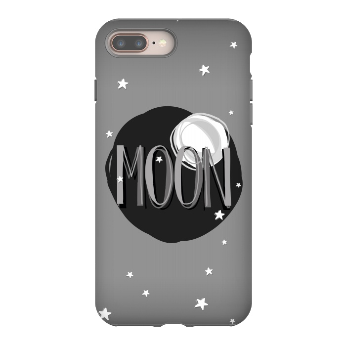 iPhone 8 plus StrongFit Bright Moon & Stars by Dellán
