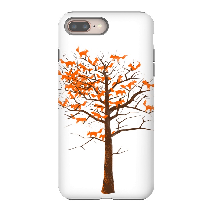 iPhone 8 plus StrongFit Blazing Fox Tree by 38 Sunsets