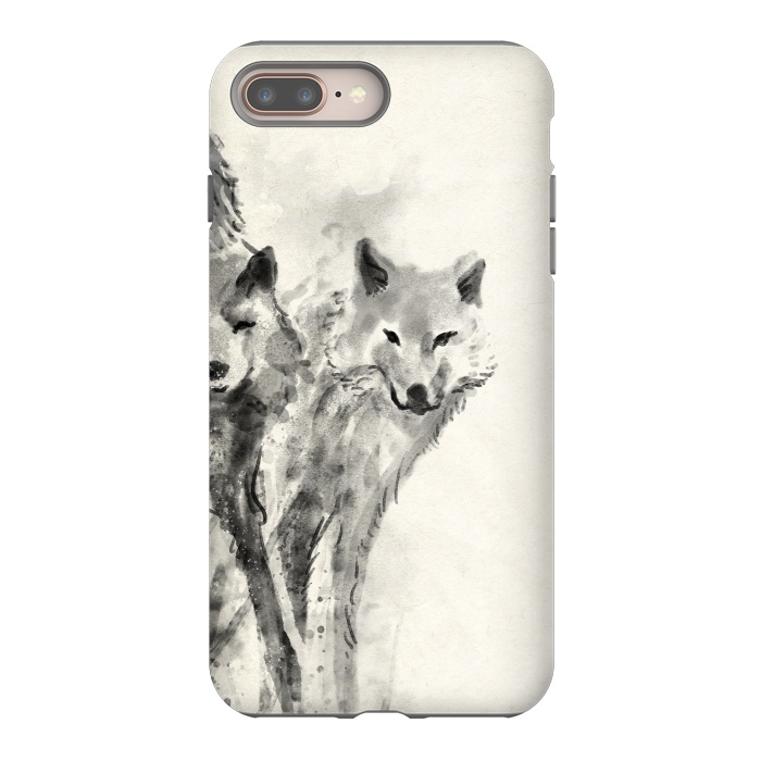 iPhone 8 plus StrongFit Wild Wolf by 38 Sunsets