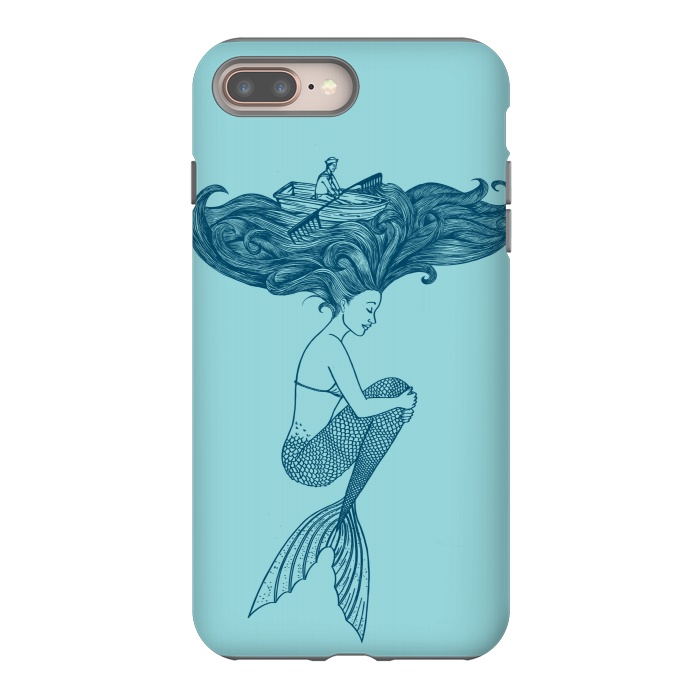 iPhone 8 plus StrongFit Mermaid by Coffee Man
