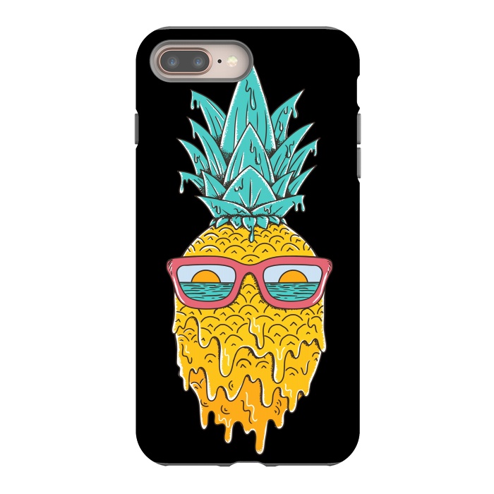 iPhone 8 plus StrongFit Pineapple Summer by Coffee Man