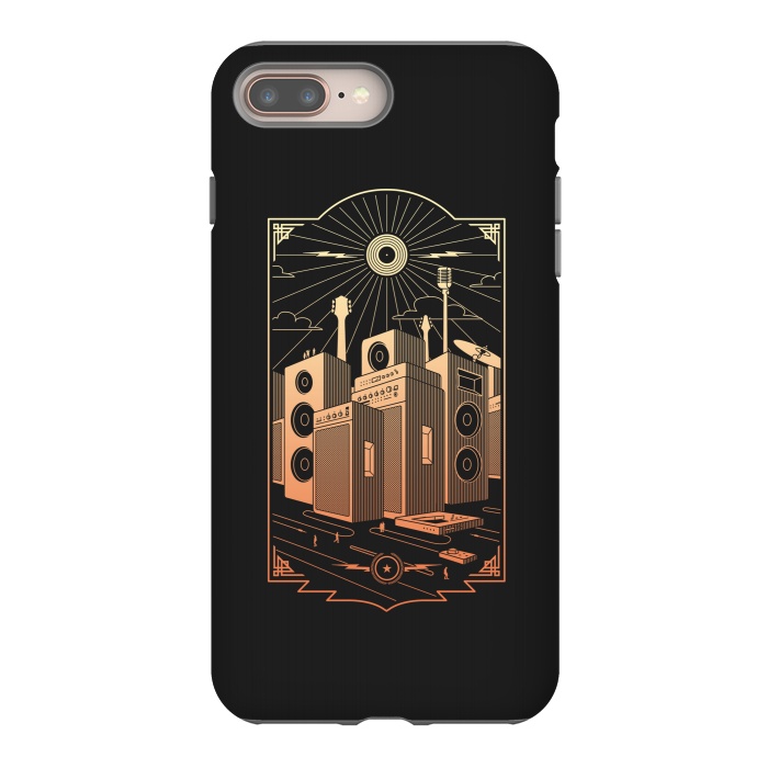 iPhone 8 plus StrongFit Sound City by Grant Stephen Shepley