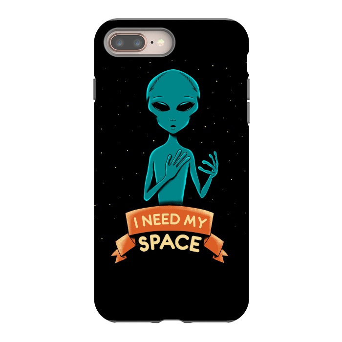 iPhone 8 plus StrongFit I need my space by Coffee Man