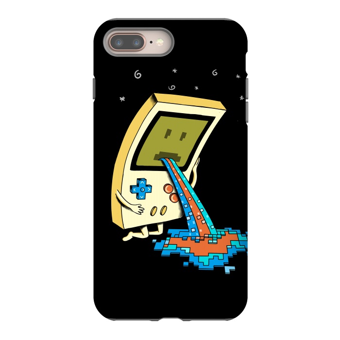 iPhone 8 plus StrongFit Vomit retro by Coffee Man