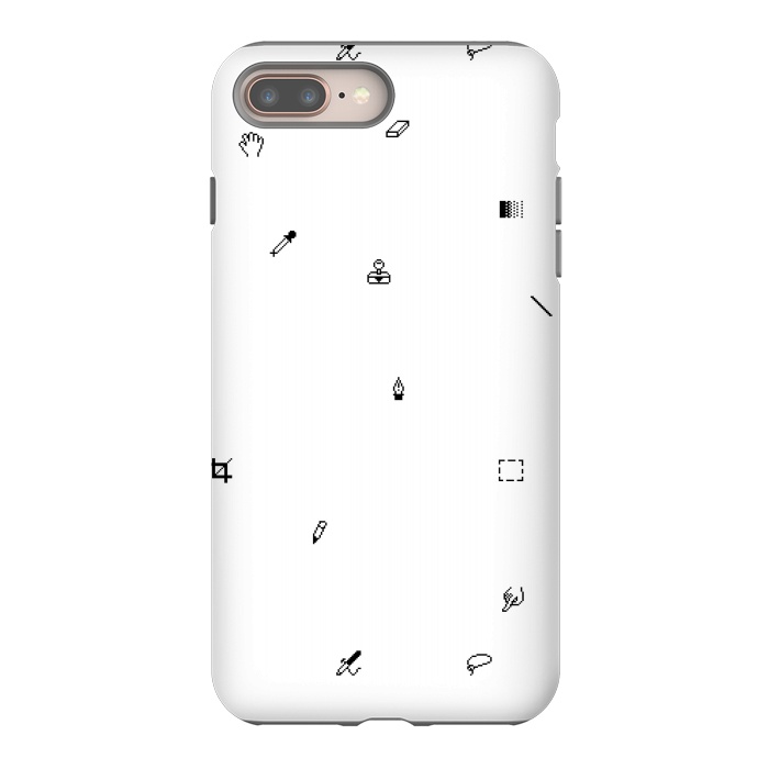 iPhone 8 plus StrongFit Pixel pattern by Róbert Farkas
