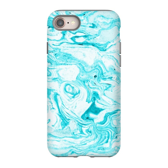 iPhone 8 StrongFit Ocean Blue Marble by Uma Prabhakar Gokhale