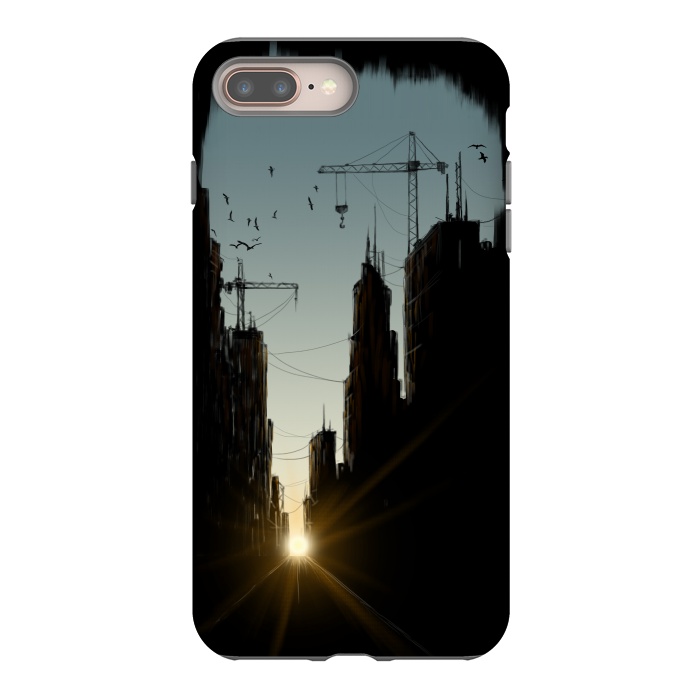 iPhone 8 plus StrongFit Concrete Jungle by Alwin Aves