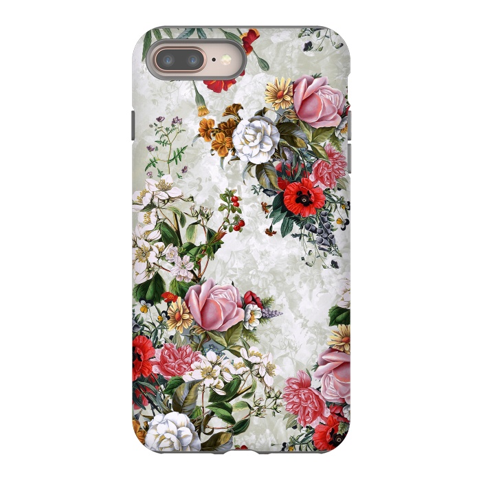 iPhone 8 plus StrongFit Floral Pattern II by Riza Peker