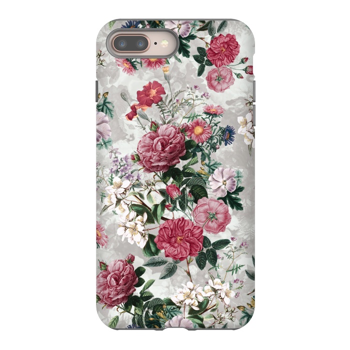 iPhone 8 plus StrongFit Floral Pattern III by Riza Peker