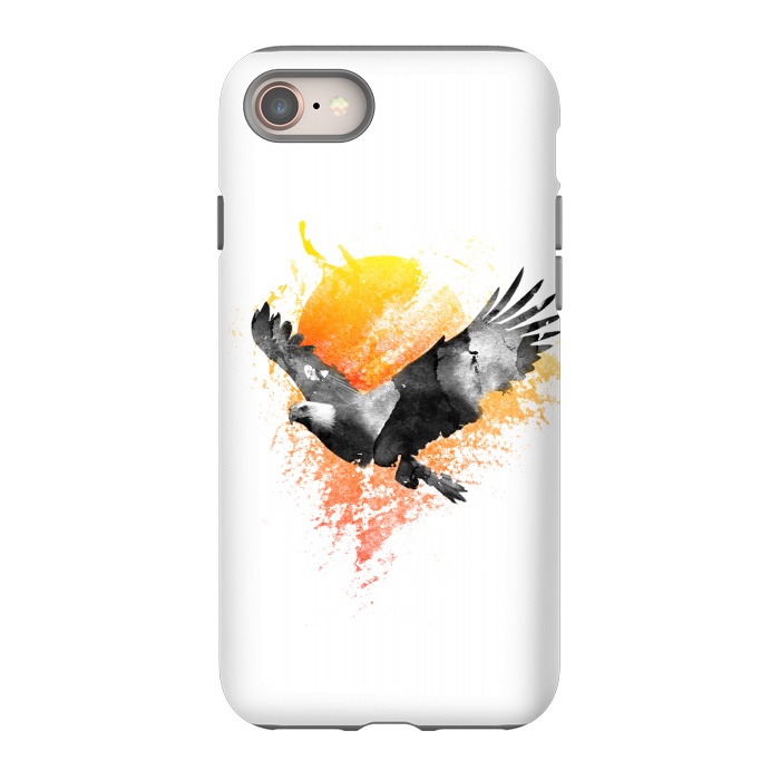 iPhone 8 StrongFit The Eagle that touched the sun by Rui Faria
