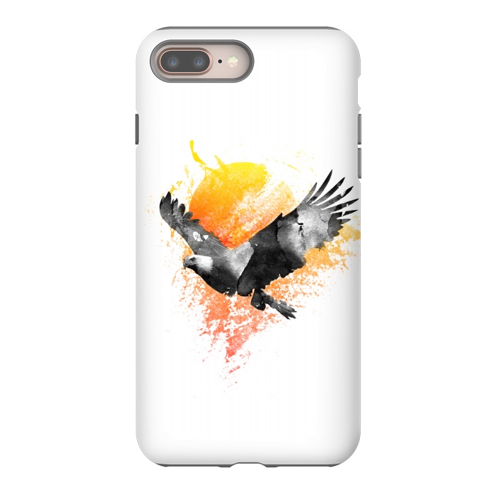 iPhone 8 plus StrongFit The Eagle that touched the sun by Rui Faria