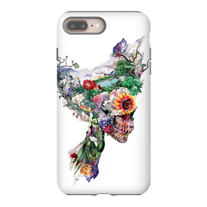iPhone 8 plus StrongFit Nature Skull II by Riza Peker