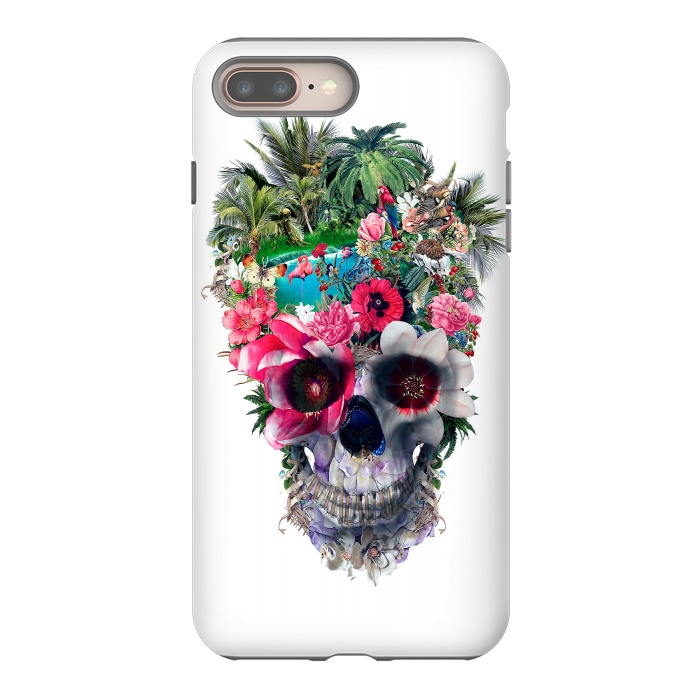 iPhone 8 plus StrongFit Summer Skull III by Riza Peker