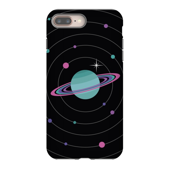 iPhone 8 plus StrongFit Planet & Bright Star by Dellán